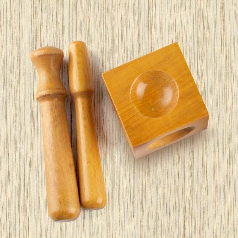 Dapping Block And Punch Set Jewelry Doming - Accessori per gioielleria, blocco da banco