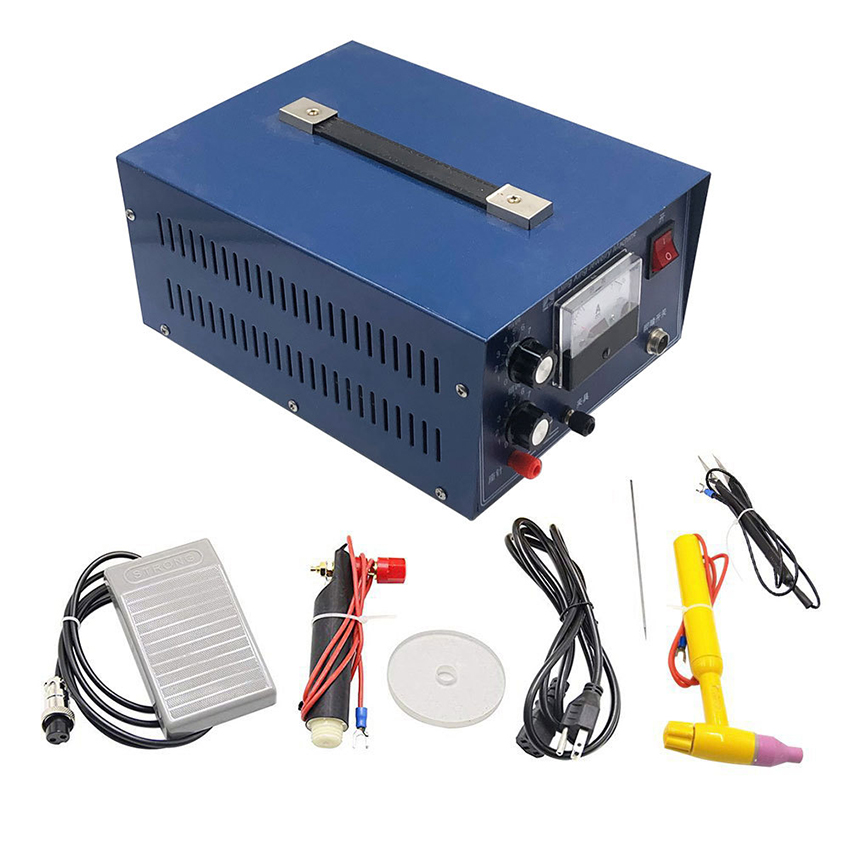 Jewelry Pulse Sparkle Spot Welder 400W - Saldatrice a Punti 50A 400W, Saldatrice