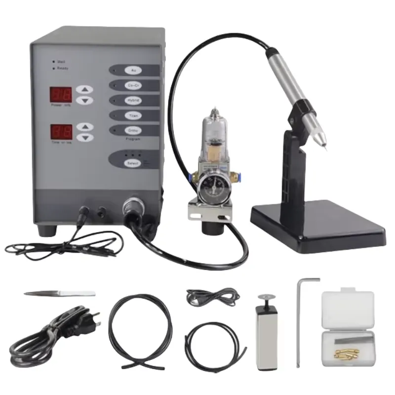 Argon Spot Welder Jewelry Welding Machine - Saldatrice portatile a punti 220V 100W,