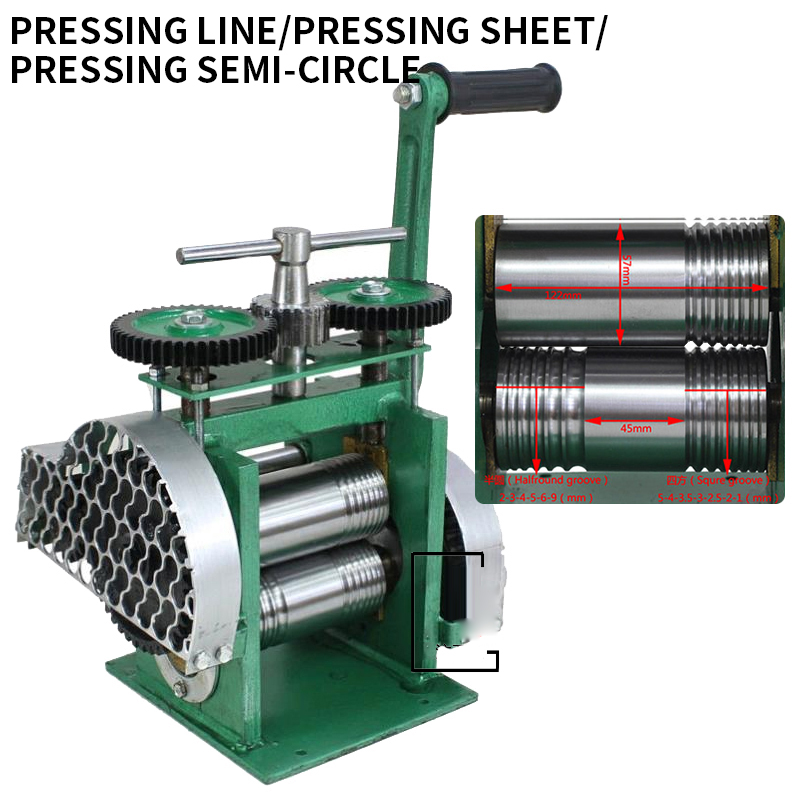 Jewelry Rolling Mill Manual Wire Flat Roller - Macchina per la lavorazione dei gioielli