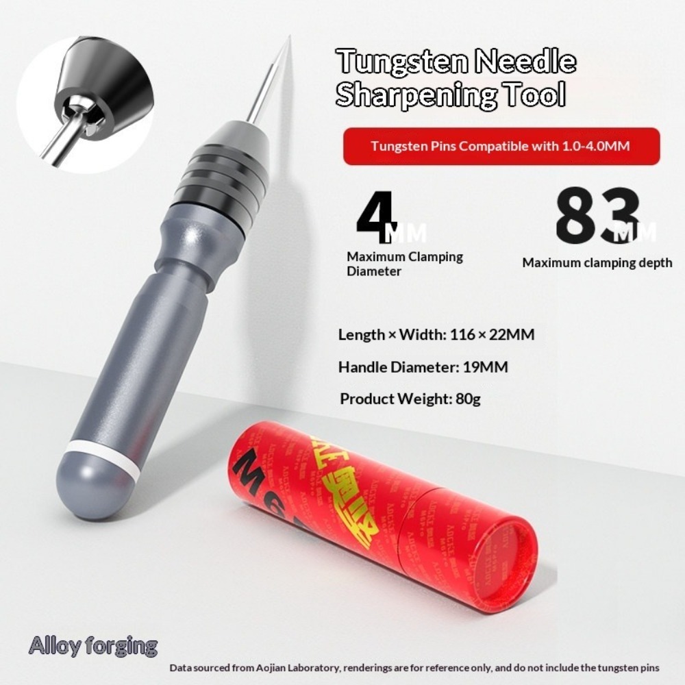 Tungsten Electrode Needle Sharpener Tool - Supporto portatile per affilatura elettrodi in