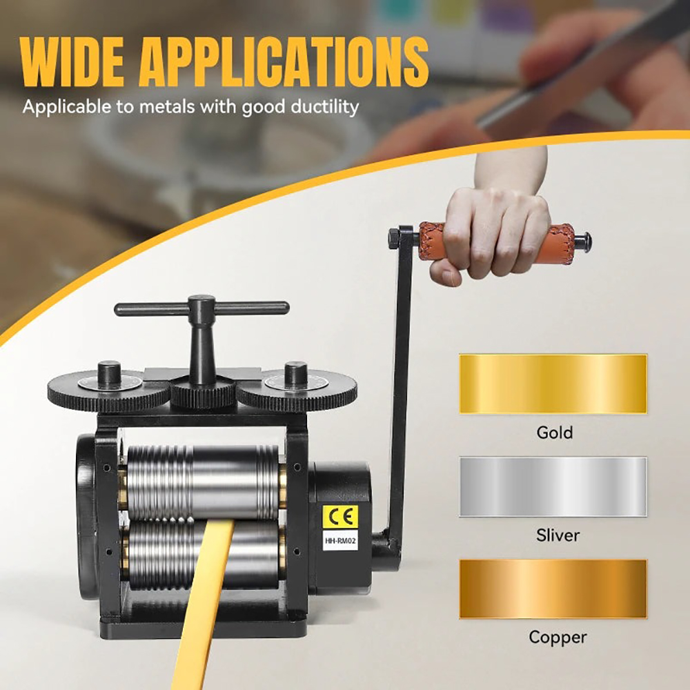 Jewelry Rolling Mill Manual Wire Flat Roller - Macchina per la lavorazione di lamiere