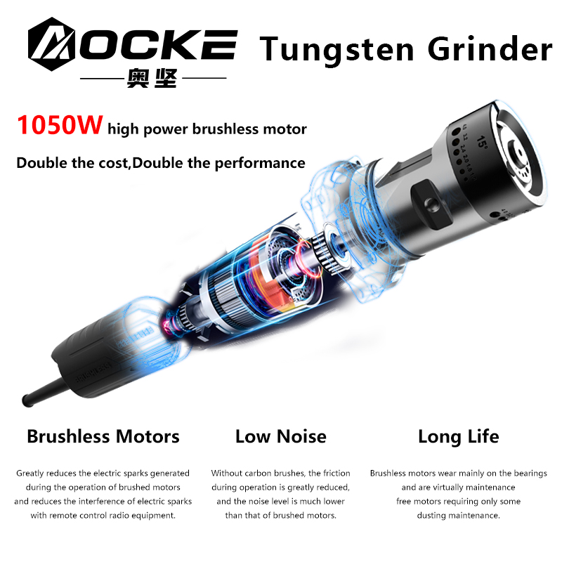 AOCKE AX2Pro Rettificatrice el - Tungsten Electrode Needle Sharpener Tool recensione e prezzo