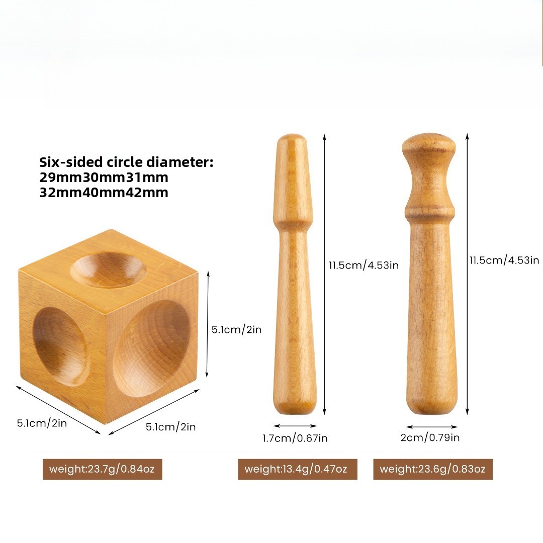 Accessori per gioielleria, blo - Dapping Block And Punch Set Jewelry Doming recensione e prezzo