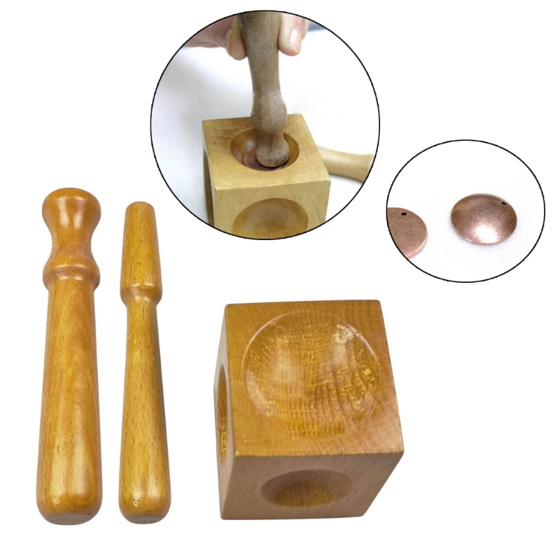 Set di Blocchi e Punzoni per L - Dapping Block And Punch Set Jewelry Doming recensione e prezzo