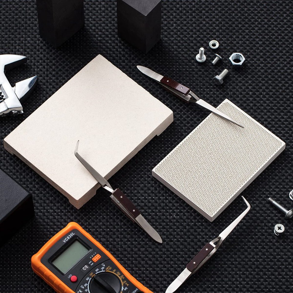 【Strumenti e ricambi】 2 pezzi  - Jewelry Soldering Board Ceramic Honeycomb recensione e prezzo