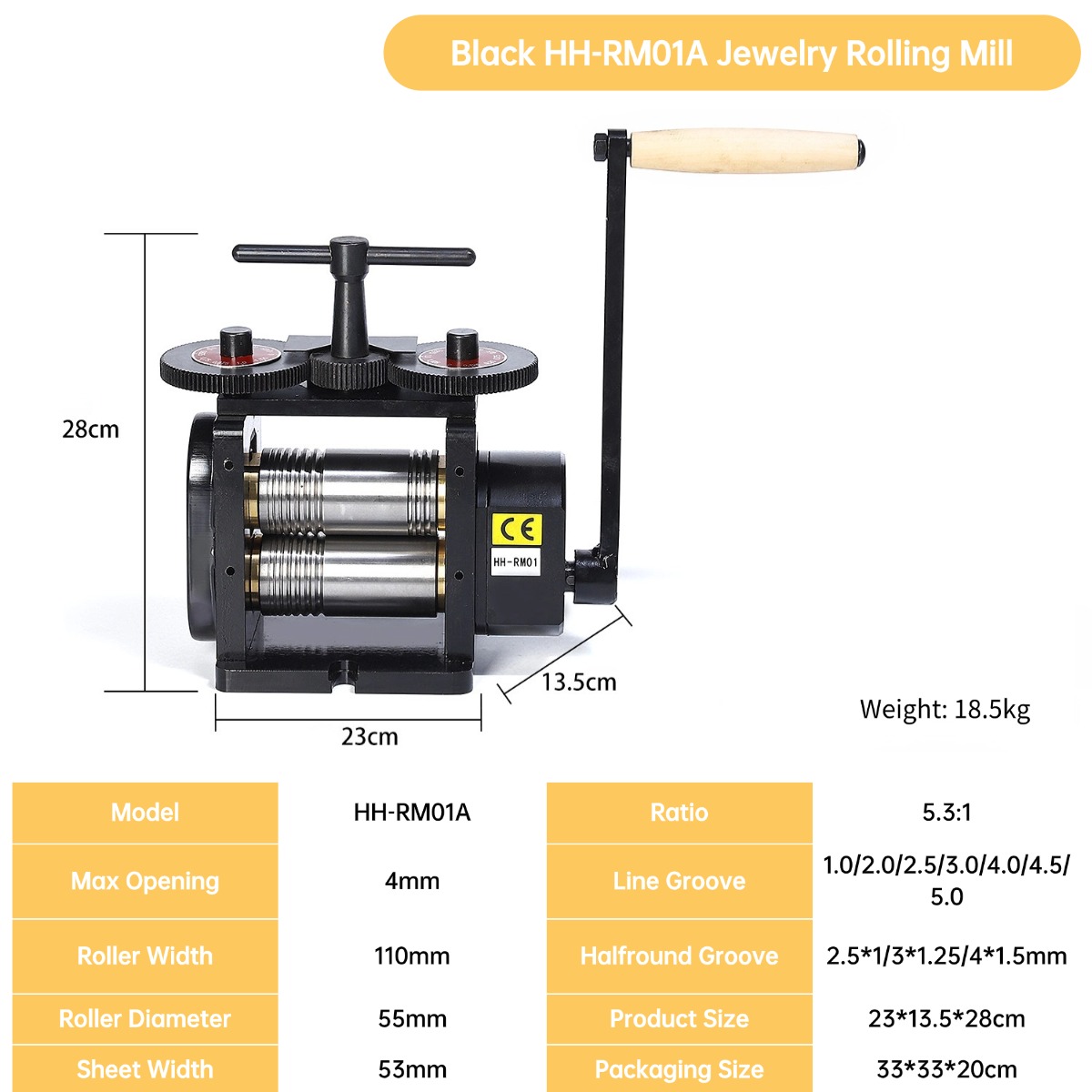 Laminatoio per Gioielli Manual - Jewelry Rolling Mill Manual Wire Flat Roller recensione e prezzo