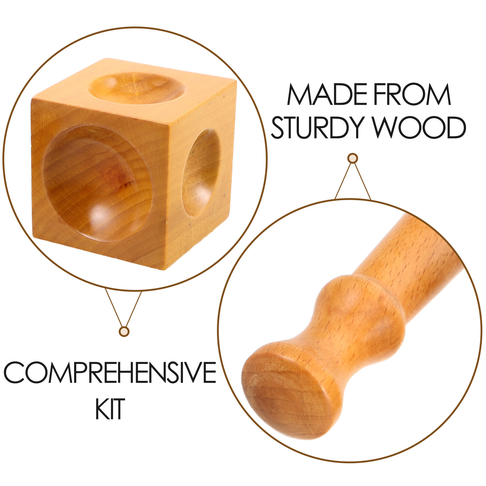 1 set di blocchi in legno per  - Dapping Block And Punch Set Jewelry Doming recensione e prezzo