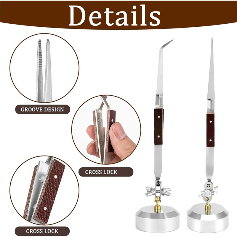 Pinzette per saldatura AT63 co - Third Hand Soldering Tweezers Base Clamp recensione e prezzo