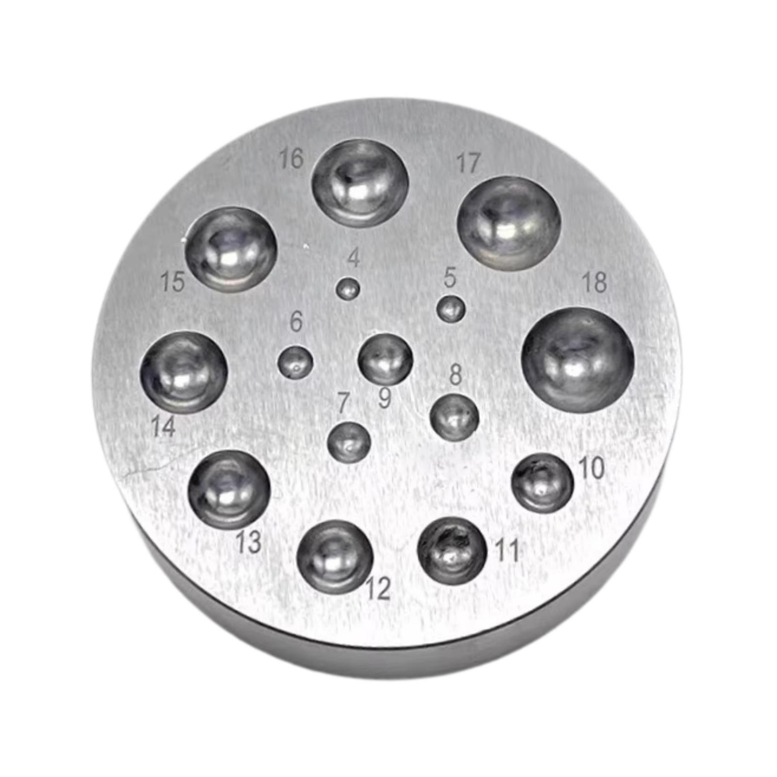 Kit di punzoni e blocchi per l - Dapping Block And Punch Set Jewelry Doming recensione e prezzo