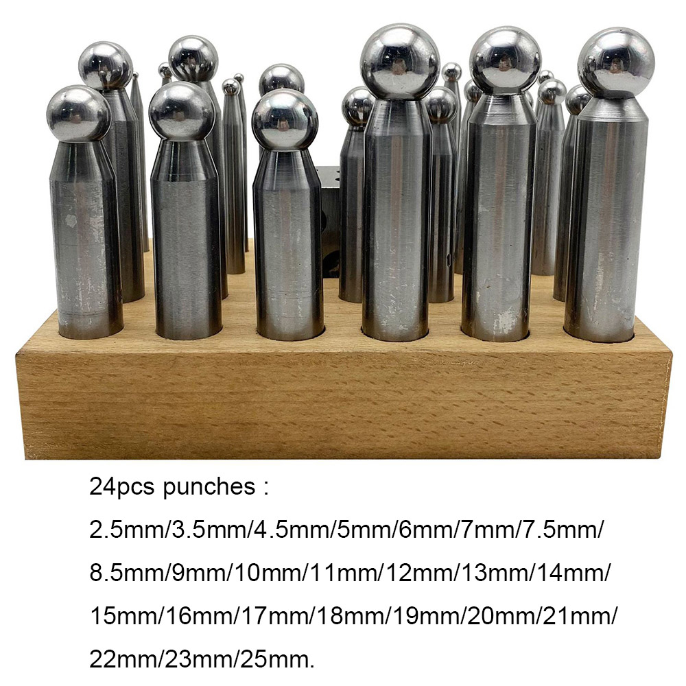 25 pezzi di alta qualità in ac - Dapping Block And Punch Set Jewelry Doming recensione e prezzo