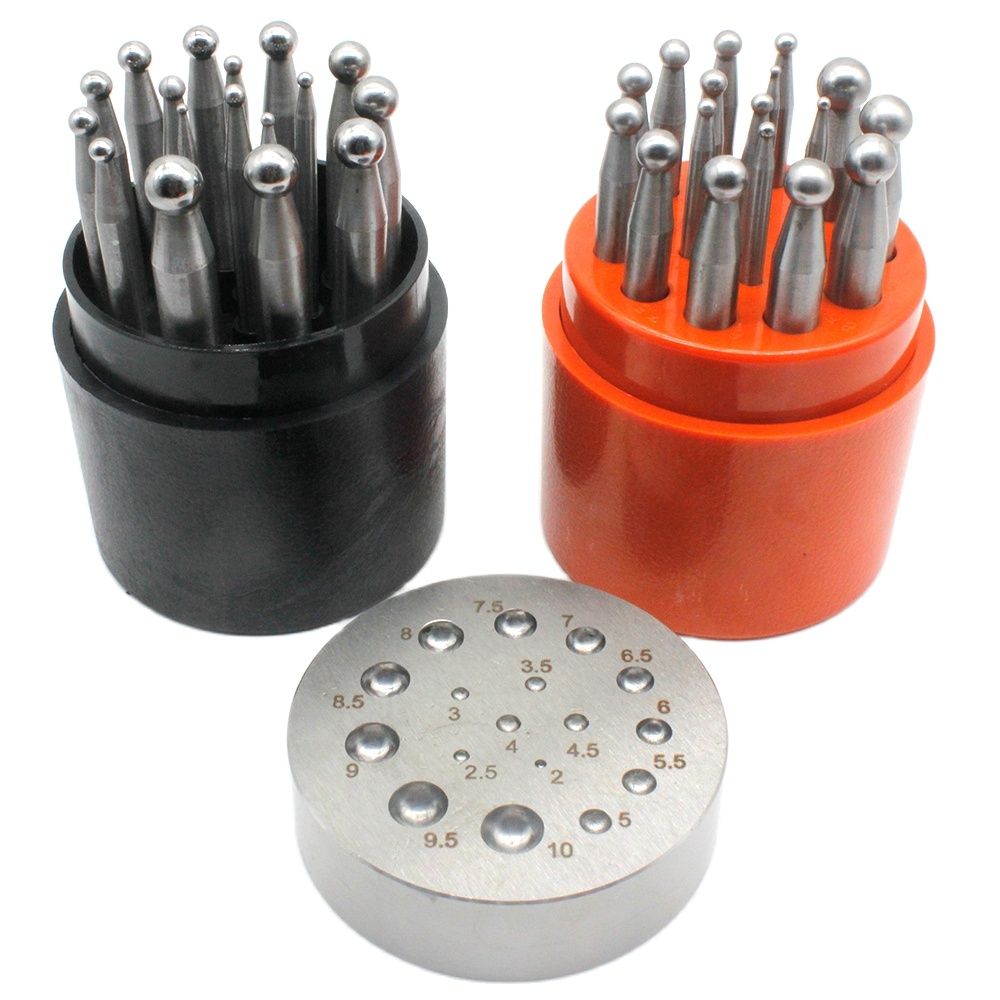Set di punzoni da 17 pezzi blo - Dapping Block And Punch Set Jewelry Doming recensione e prezzo