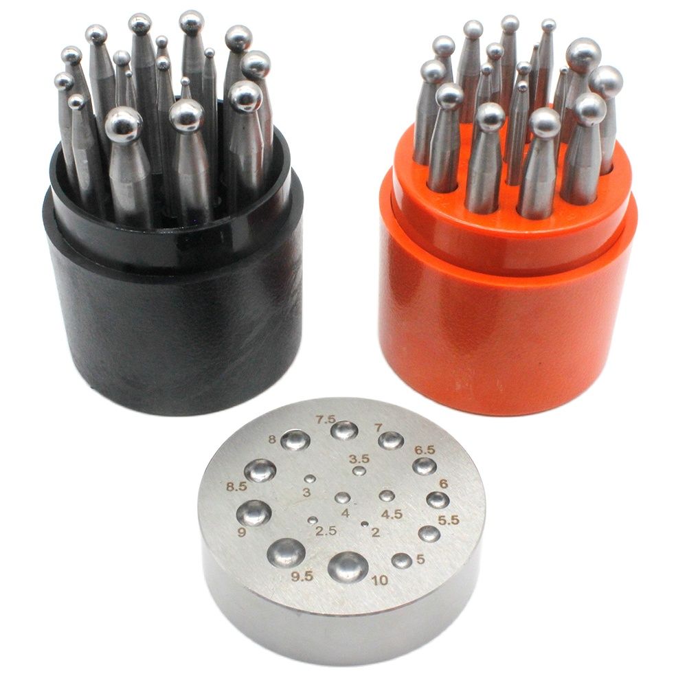 Set di punzoni da 17 pezzi blo - Dapping Block And Punch Set Jewelry Doming recensione e prezzo