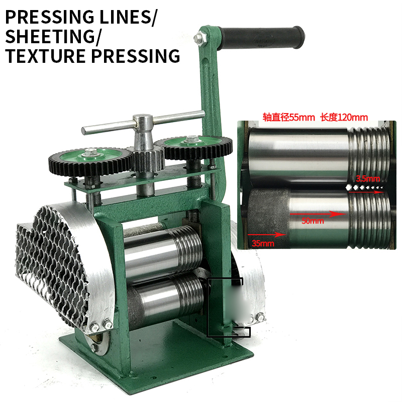 Macchina per la lavorazione de - Jewelry Rolling Mill Manual Wire Flat Roller recensione e prezzo