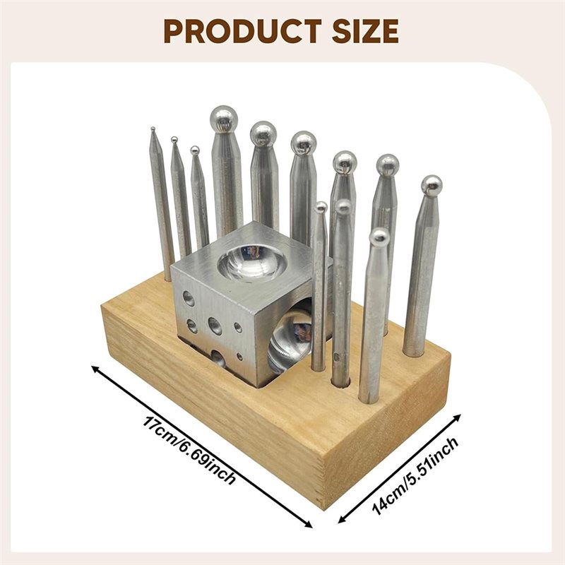 BAAG - Set di 13 blocchi per p - Dapping Block And Punch Set Jewelry Doming recensione e prezzo