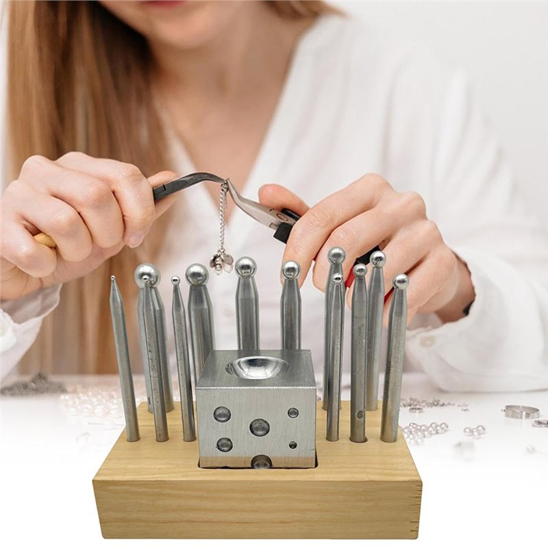 BAAG - Set di 13 blocchi per p - Dapping Block And Punch Set Jewelry Doming recensione e prezzo