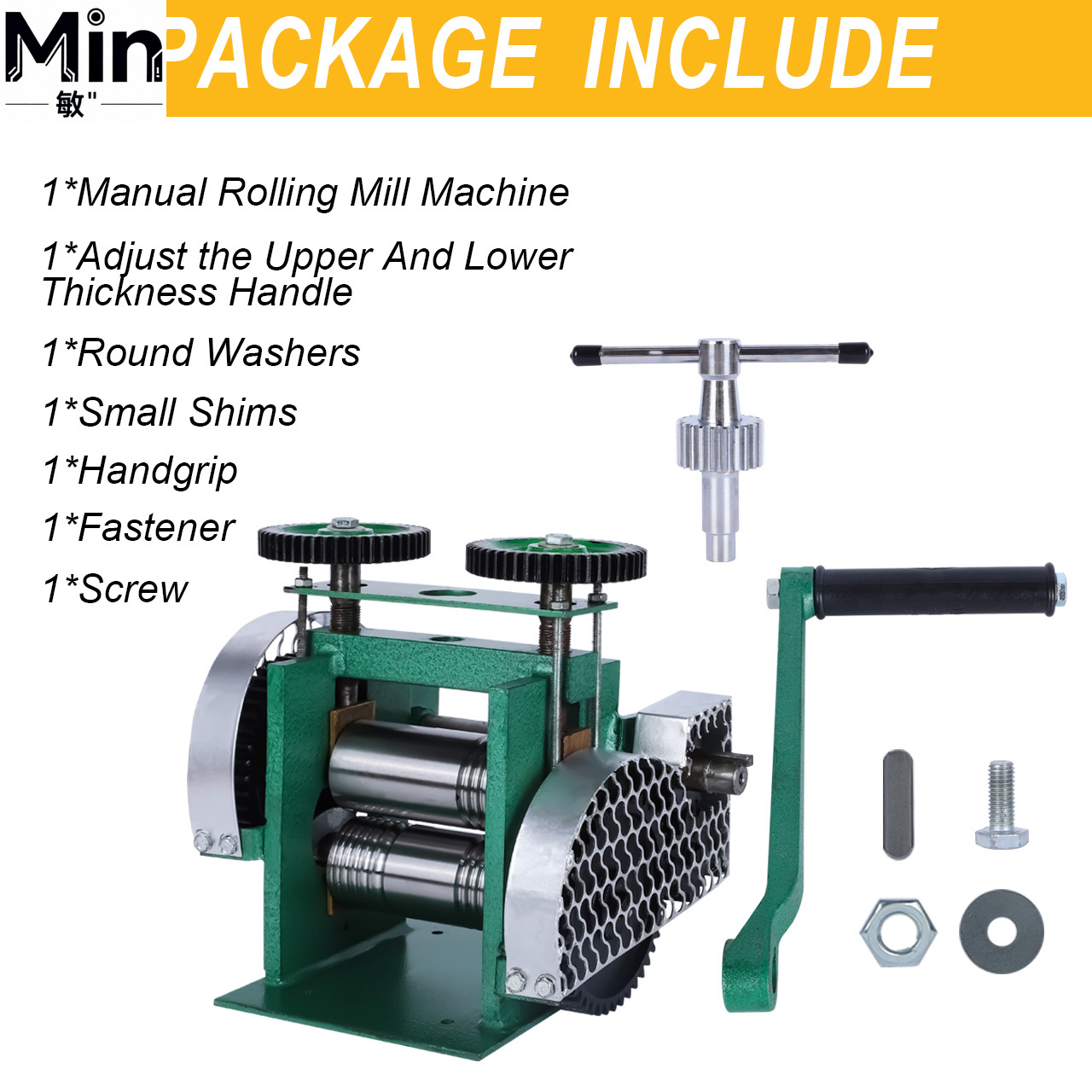 Laminatrice per Gioielli 3-in- - Jewelry Rolling Mill Manual Wire Flat Roller recensione e prezzo