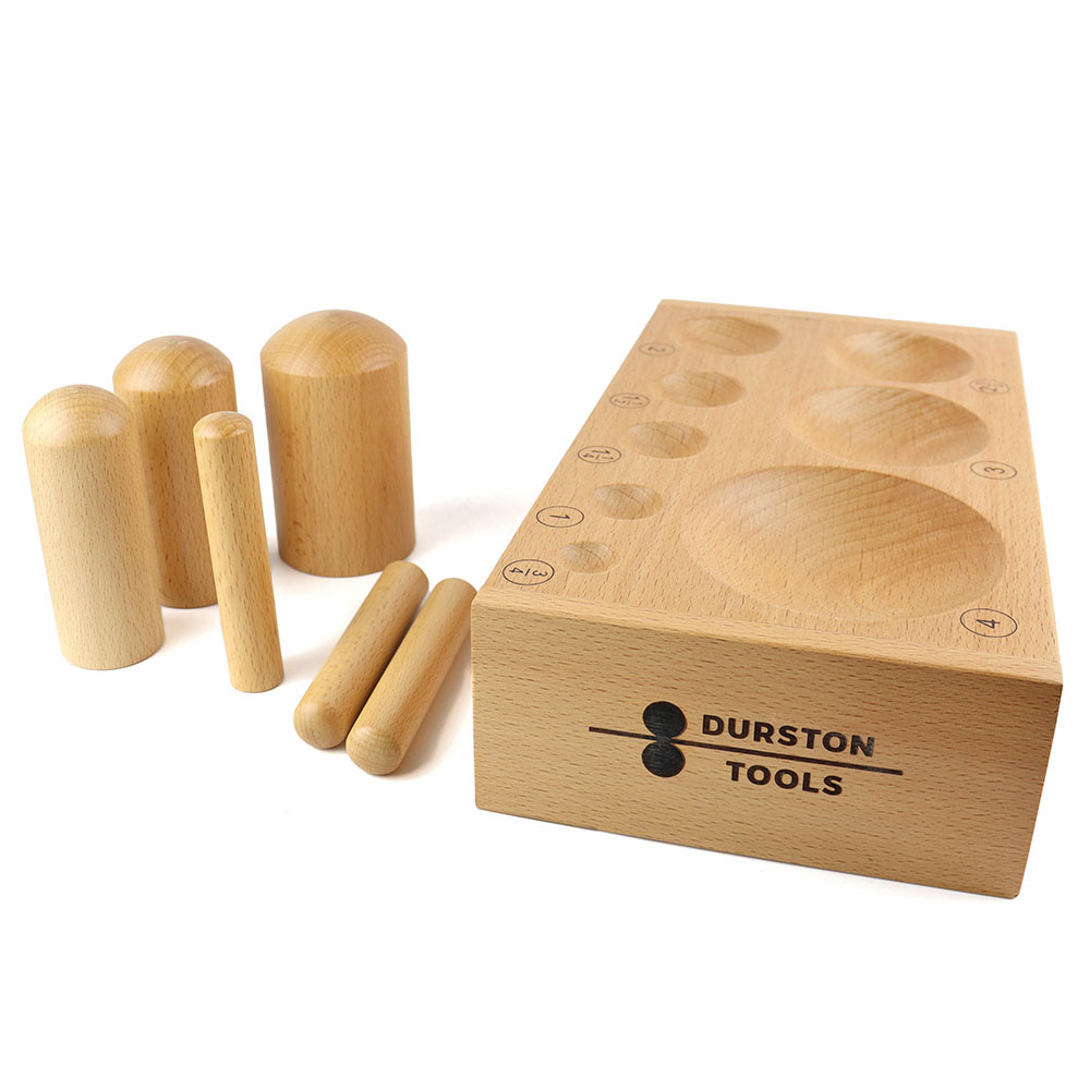 Set di punzoni in legno Dursto - Dapping Block And Punch Set Jewelry Doming recensione e prezzo