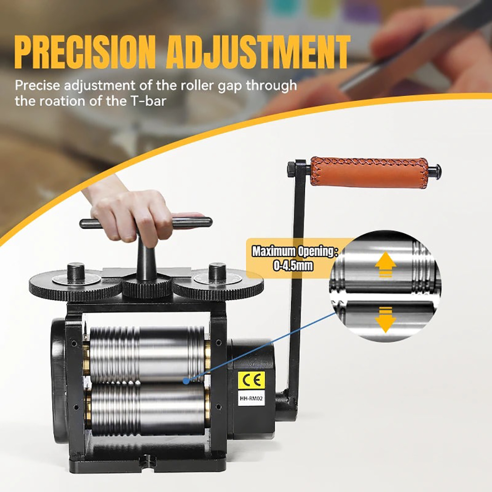 Macchina per la lavorazione di - Jewelry Rolling Mill Manual Wire Flat Roller recensione e prezzo
