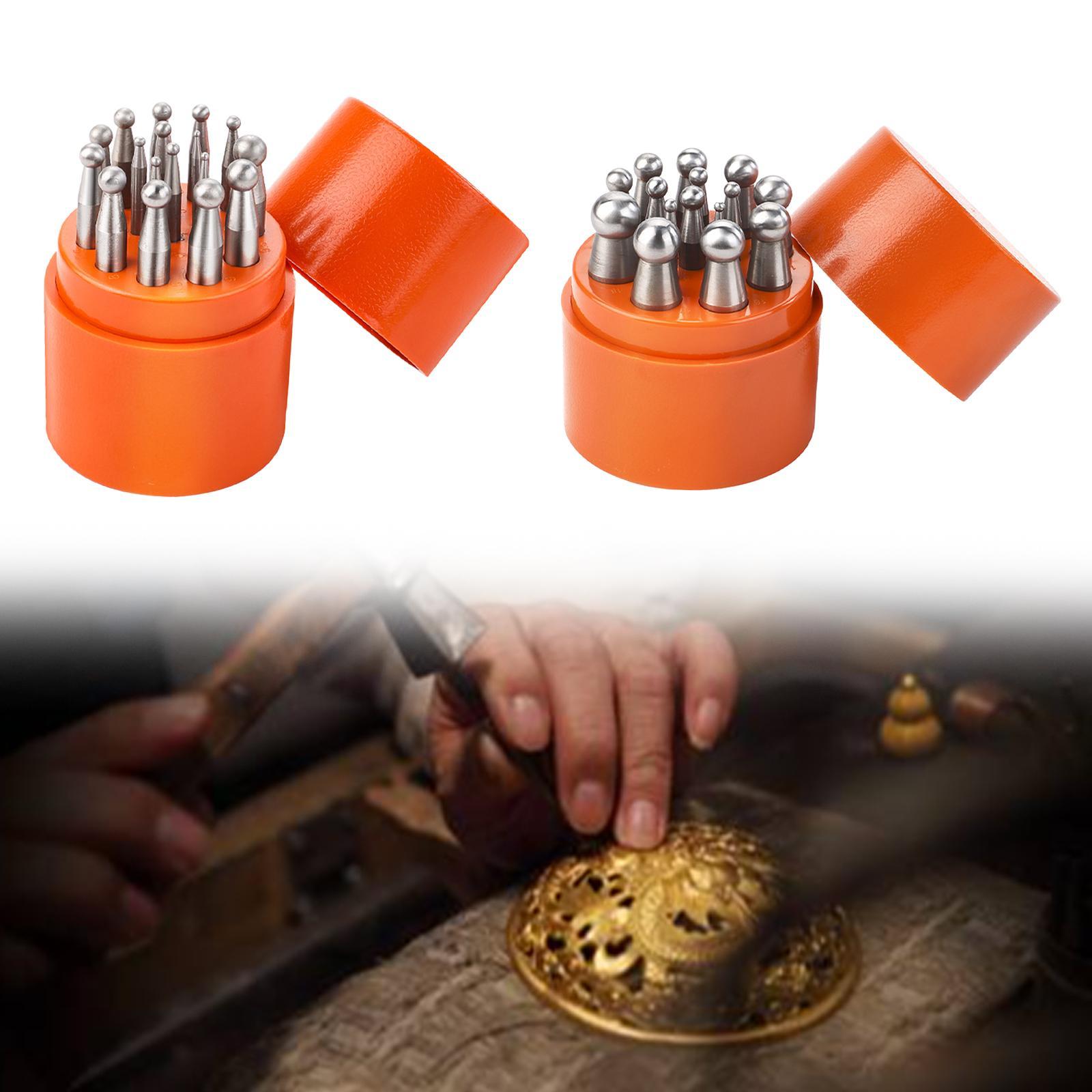 Strumenti per timbratura di gi - Dapping Block And Punch Set Jewelry Doming recensione e prezzo